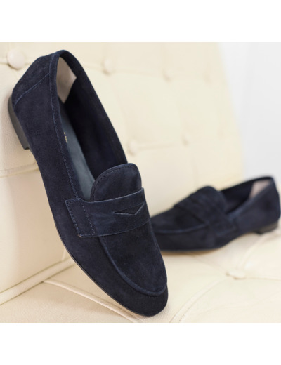 Mocassins Femme Hirika Bleu Marine