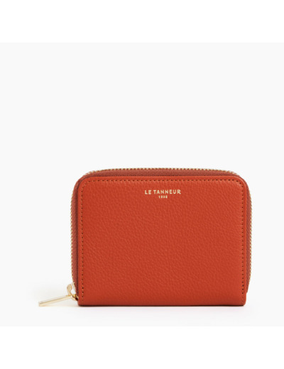 Porte monnaie Emilie en cuir grainé