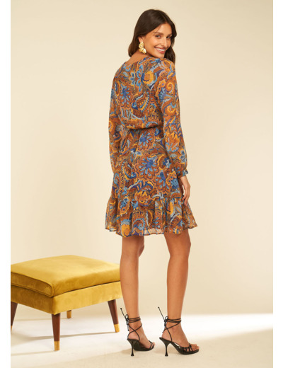 Robe courte imprimée