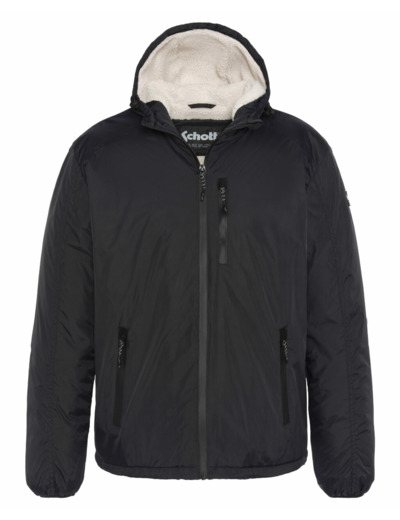 Parka courte à capuche doublée sherpa BLADEN SCHOTT