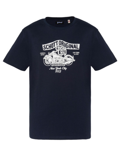 T-shirt imprimé logo moto vintage