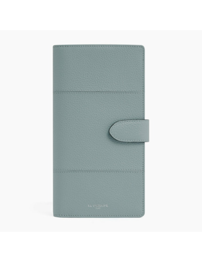Porte chéquier Juliette en cuir grainé