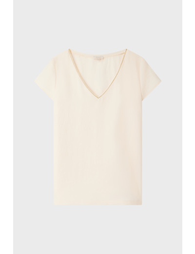 Top col V lurex - ANAELE