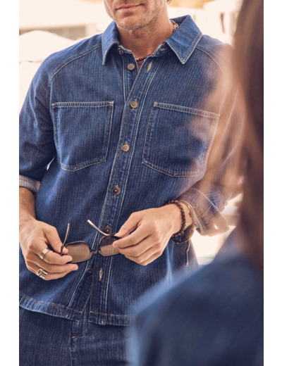 Chemise unisexe en jean CATTY