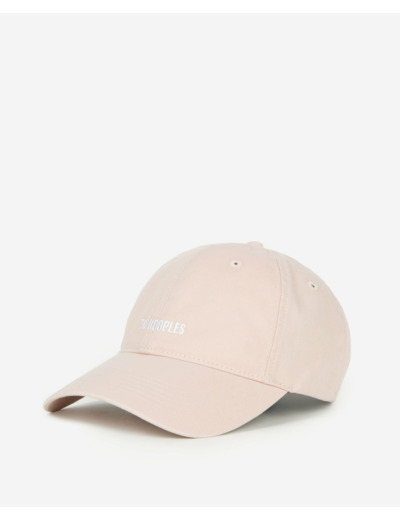 Casquette avec broderie lila