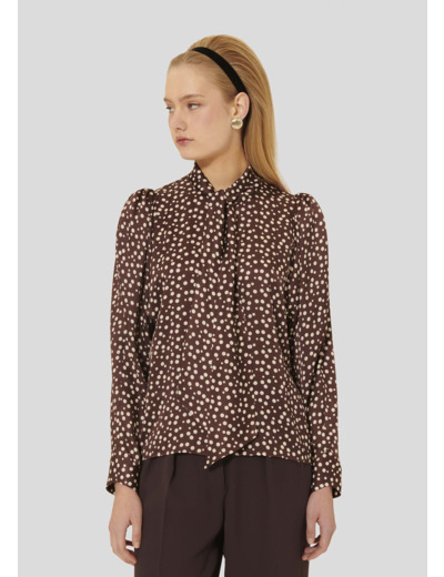 Chemise Candy Chocolat en Viscose