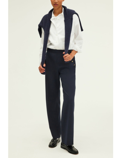 Pantalon large à pont - NELCIE