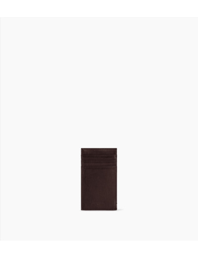 Porte cartes vertical Gary en cuir huilé