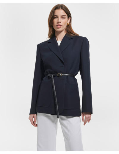 Ceinture Cathy Noir en cuir