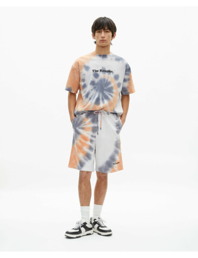 Short imprime new light blue