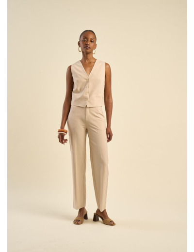 Pantalon jambe large