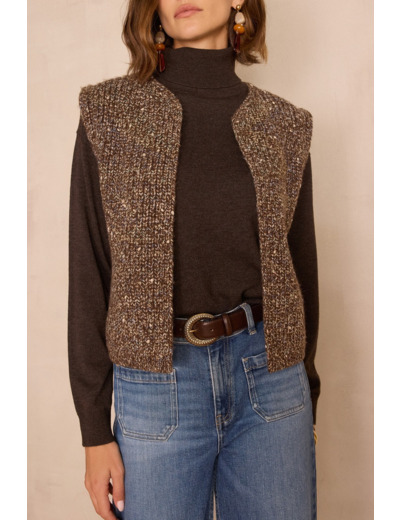 Gilet sans manches BASTIEN en laine