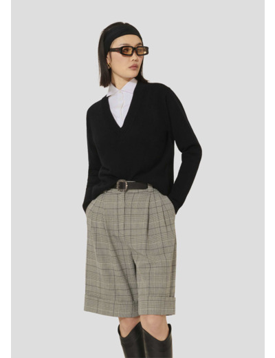 Pull Prisca Charcoal en Laine Rws