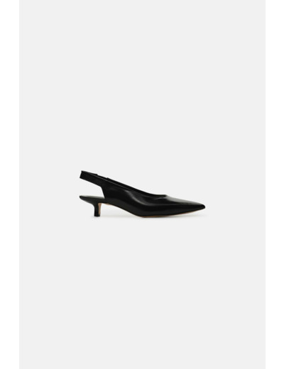 Sandales escarpi en cuir naturel