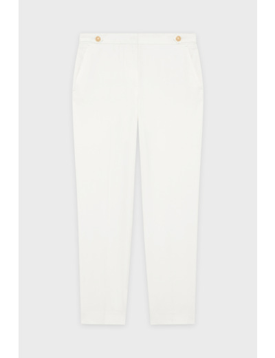Pantalon slim 7/8 en coton - JULIEN