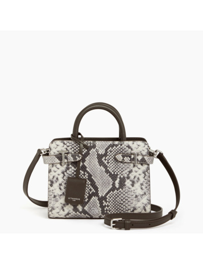 Petit sac à main Emilie en cuir effet python