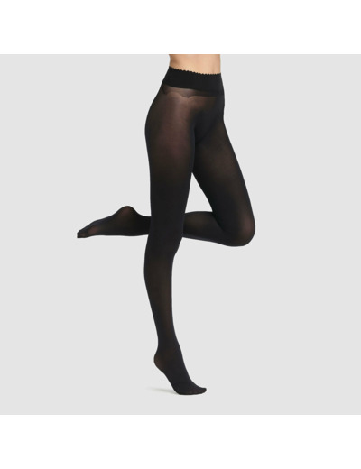 Collant ultra opaque taille basse sans coutures Body Touch de Dim 60D