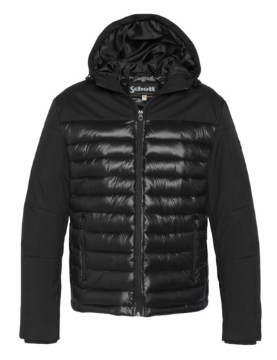 Blouson bi-matière à capuche ASCOTT SCHOTT
