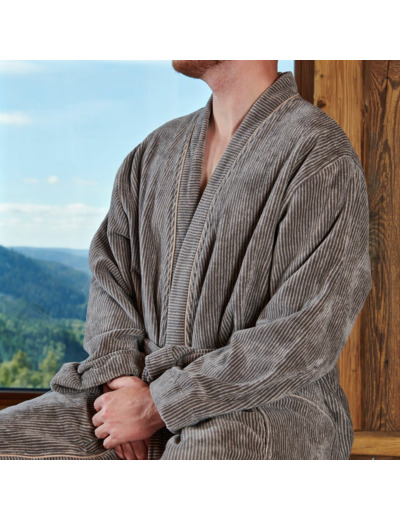 Peignoir Velours Homme 380g | Tradition des Vosges