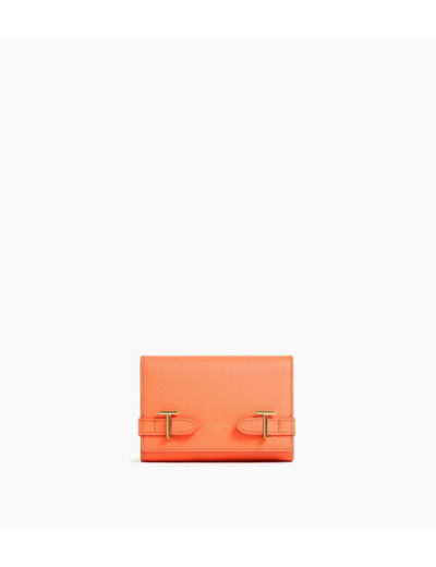 Portefeuille Emilie en cuir signature T