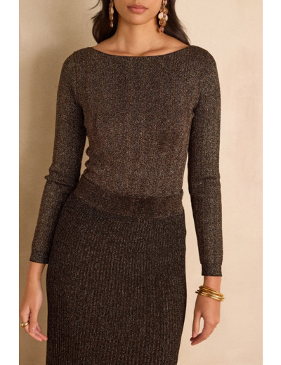 Pull irisé en viscose BETHANY