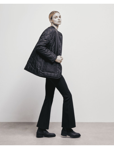 Veste Reversible Fausse Fourrure Et Nylon black