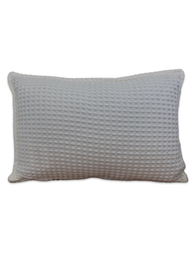 Housse Coussin Nid Abeille 400g/m² | Linge de Décoration