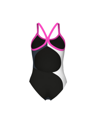 Maillot de bain arena Feel Multi Slices Lightdrop Back pour femmes