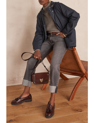 Jean droit DELIA CROPPED en coton