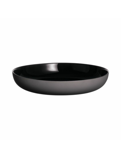 Assiette 21cm noir lava stone Vicky