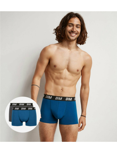 Lot de 2 boxers homme à thermorégulation active Bleu Parme Regul Activ