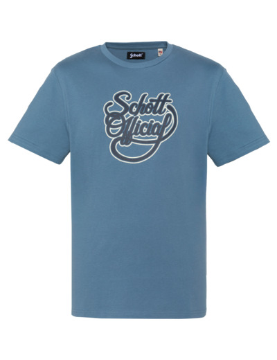 T-shirt imprimé Schott Official vintage