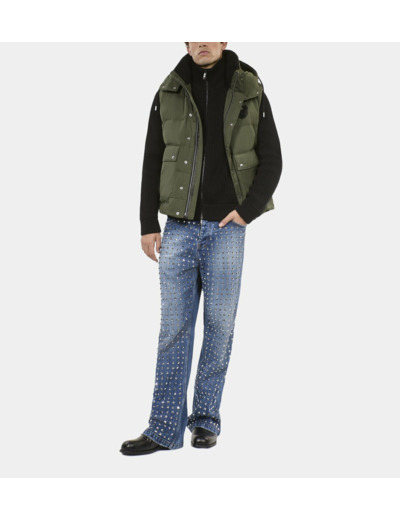 Doudoune Sans Manches Kaki olive