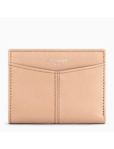 Porte cartes Charlotte en cuir lisse