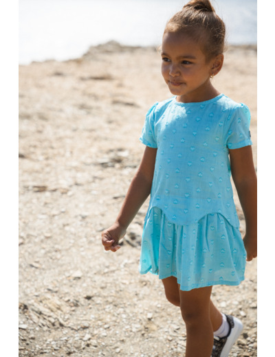 Robe fille manches courtes Celenia