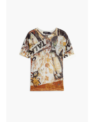 T-Shirt À Manches Courtes En Tricot – Femme