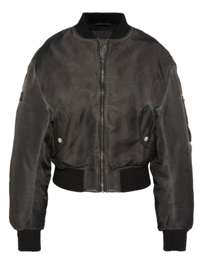 Bomber lavé oversize