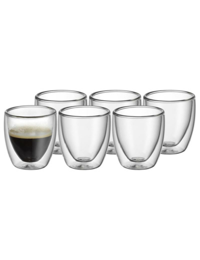 Tasses à expresso en verre WMF (paquet de 6)
