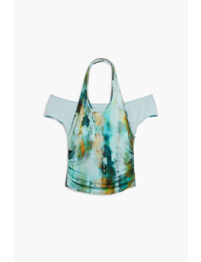 T-Shirt À Manches Courtes En Maille – Femme