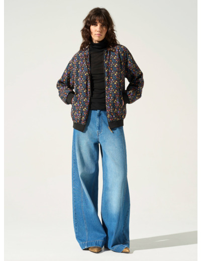 Blouson marine multico