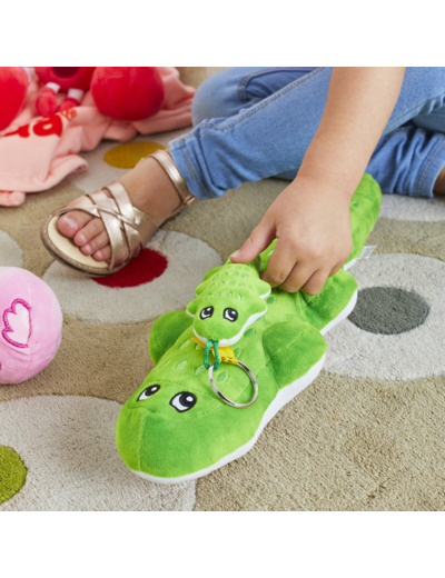 Peluche Croco verte 42cm