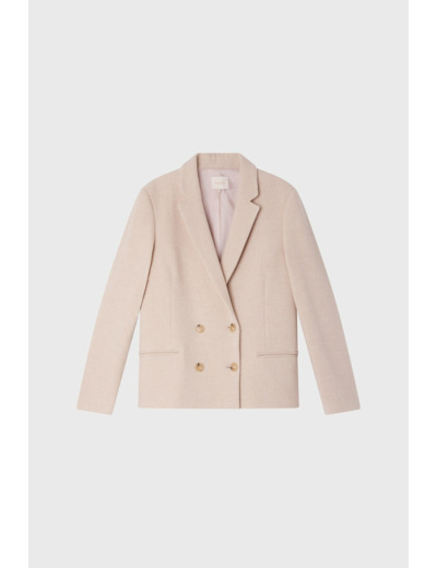Blazer croisé écru - MAGALIE