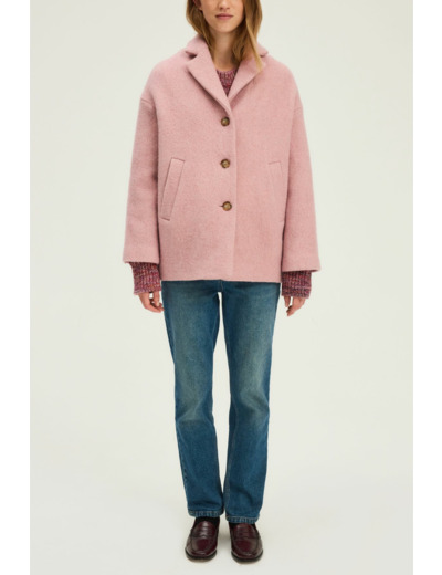 Manteau court en laine -  MAUDE