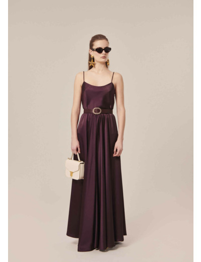 Jupe Joya Chocolat en Polyester