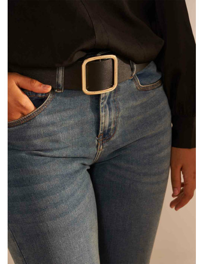 Ceinture en faux cuir lisse