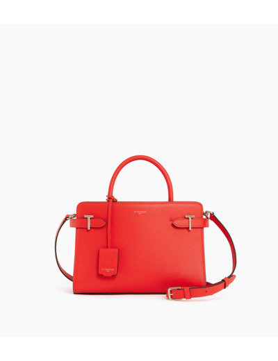 Sac à main moyen modèle Emilie en cuir grainé