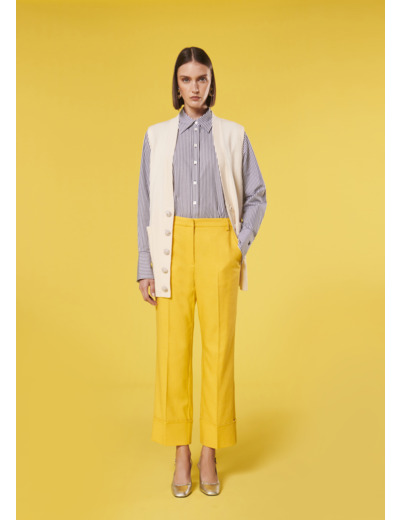 Pantalon Pierre Jaune en Viscose