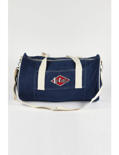 Sac bowling denim, vintage look, 100% coton