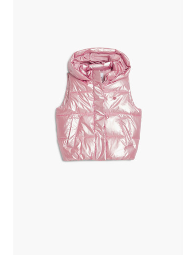 Doudoune Sans Manches En Tissu – Fille