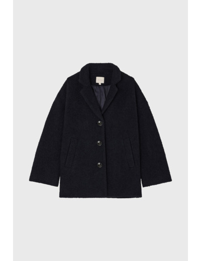 Manteau court en tweed lurex - LILA
